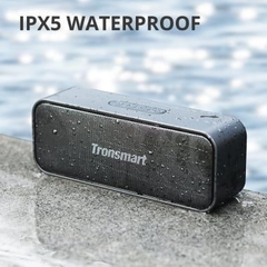 Loa Bluetooth 5.0 Tronsmart T2 Mini, màu đen, công suất 10W, dung lượng pin 2200mAh, nguồn vào 5V/2.1A, dải tần 20Hz-20kHz, công suất thu phát không dây dưới 60mW