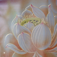 Tranh đồng khắc tay Liên hoa thủ ấn