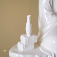 Tượng Quan Âm Bồ tát sứ trắng 44.5cm