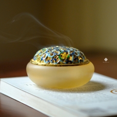 Lư cát tường lưu ly vàng