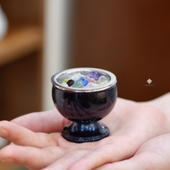 Bộ ban thờ đồng xanh ánh tím Nhật Bản