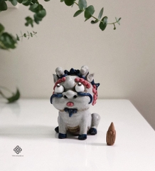 Lư gốm rồng ngáo
