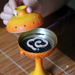 Lư đồng trường lạc - màu cam