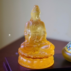 Góc an Quan Âm Bồ tát lưu ly vàng