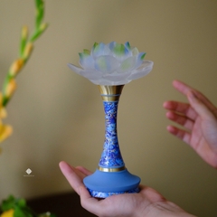 Ban thờ đồng vân lam