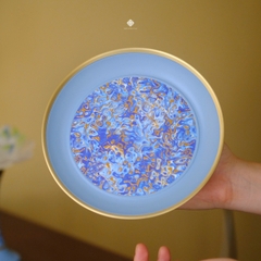 Ban thờ đồng vân lam