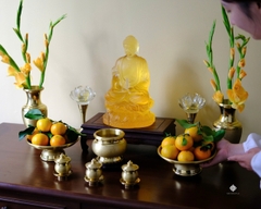 Ban thờ đồng kim vân