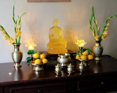 Ban thờ đồng kim vân