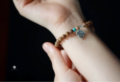 Vòng tay trầm rừng 6mm vầng mây viên mãn