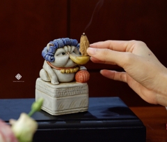 Lư gốm Mèo đại ca