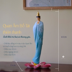 Tượng đồng Quan Âm Bồ Tát thiên thanh