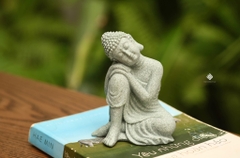 Tượng Phật an nhiên đá sa thạch 9.5cm
