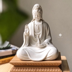 Tượng gốm trắng Quan Âm Bồ tát