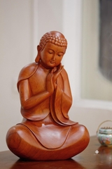 Tượng Phật an lạc gỗ gụ