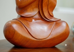 Tượng Phật an lạc gỗ gụ