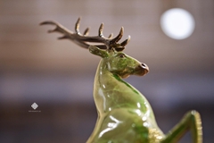 Tượng đồng hươu xanh cát tường