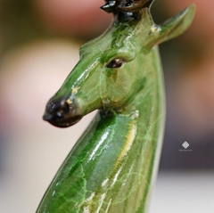 Tượng đồng hươu xanh cát tường