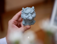 Tượng đá sa thạch thiên long đắc đạo 6.3cm