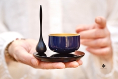 Chuông đồng Zuiryu Nhật Bản xanh dương 5.6cm