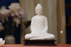Tượng gốm trắng Phật Thích Ca