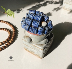 Lư gốm Mèo may mắn