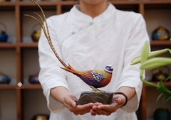 Tượng đồng chim trĩ hoàng đế