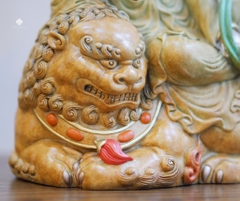 Tượng đồng Văn Thù Bồ Tát tự tại vô ngại