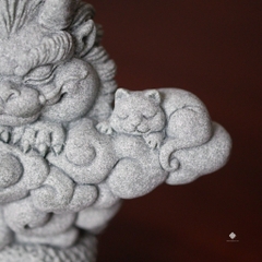 Vân long hạnh phúc đá sa thạch