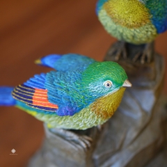 Tượng đồng uyên ương thanh trúc