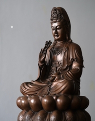 Tượng đồng Quan Âm Bồ tát 35cm