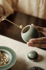Bộ xông trầm phúc lạc viên tròn