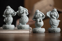 Thiên nữ đàn hạc đá sa thạch