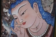 Tranh Quán Tự Tại Bồ tát 42x60cm