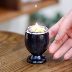 Bộ ban thờ đồng xanh ánh tím Nhật Bản