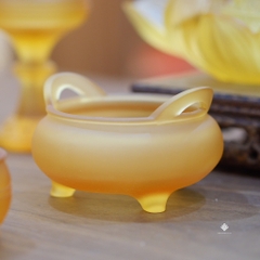 Bộ ban thờ nhỏ lưu ly vàng