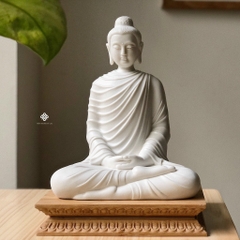 Tượng gốm trắng Phật Thích Ca