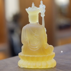 Tượng Địa Tạng Bồ tát lưu ly vàng 12.5cm