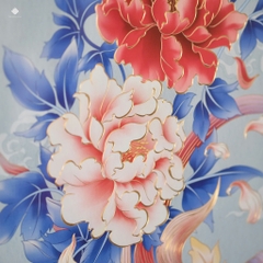 Tranh đồng khắc tay Hồng phúc lâm môn