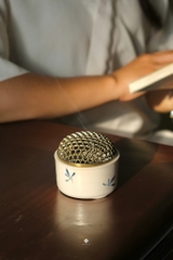 Lư gốm hoa lan vẽ tay