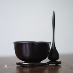 Chuông đồng Hiromaru Nhật Bản tím than 6cm