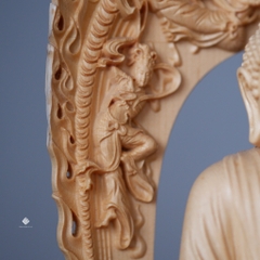 Tượng Phật Thích Ca gỗ hinoki