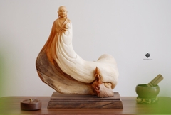 Tượng Bồ tát Địa Tạng liên hoa lũa nhai bách