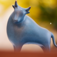 Tượng đồng thiên ngưu an bình