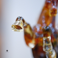 Tượng thiên mã lưu ly ngũ sắc 21cm