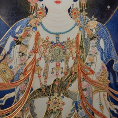 Tranh đồng khắc tay Chúng Bảo Quán Âm