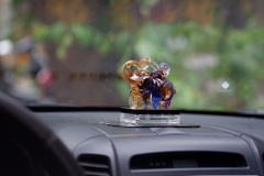 Tượng voi như ý lưu ly ngũ sắc