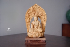 Tượng Địa Tạng Bồ tát gỗ hinoki