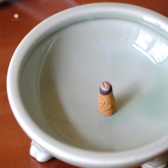 Lư gốm Chu Tước thanh vân
