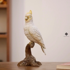 Tượng đồng vẹt mào hướng dương