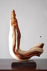 Tượng Quan Âm Bồ tát lũa nhai bách